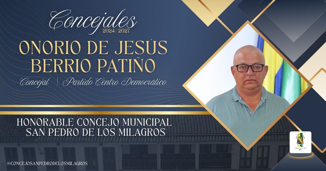 Retrato de Onorio de Jesus Berrio Patiño