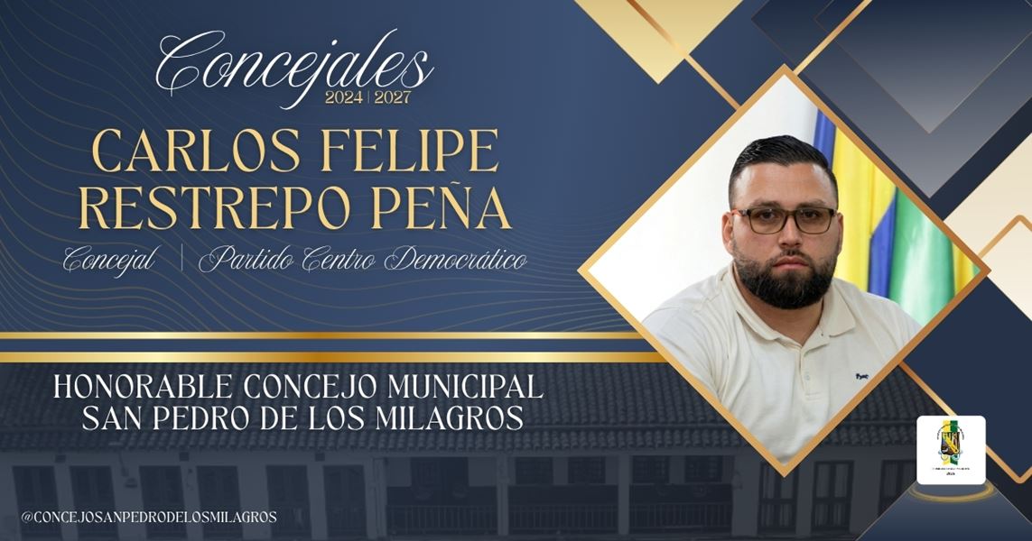 Retrato de Carlos Felipe Restrepo Peña