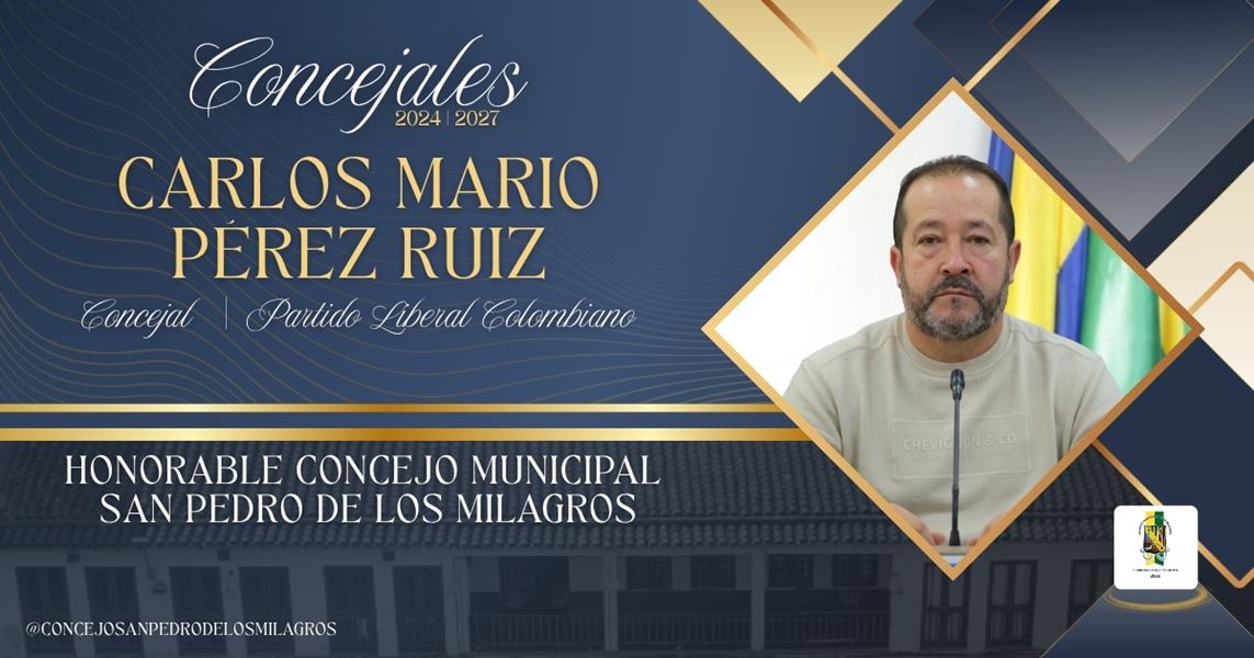 Retrato de Carlos Mario Perez Ruiz